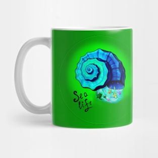 Fish Shell Art 2 Mug